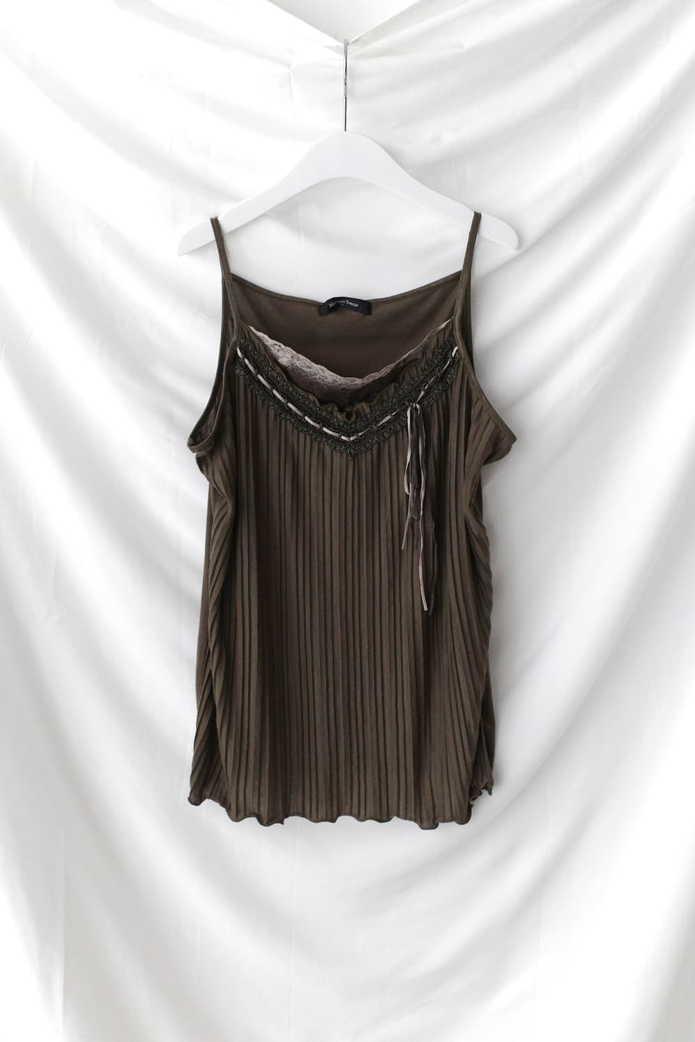lace pleats sleeveless 상품이미지1