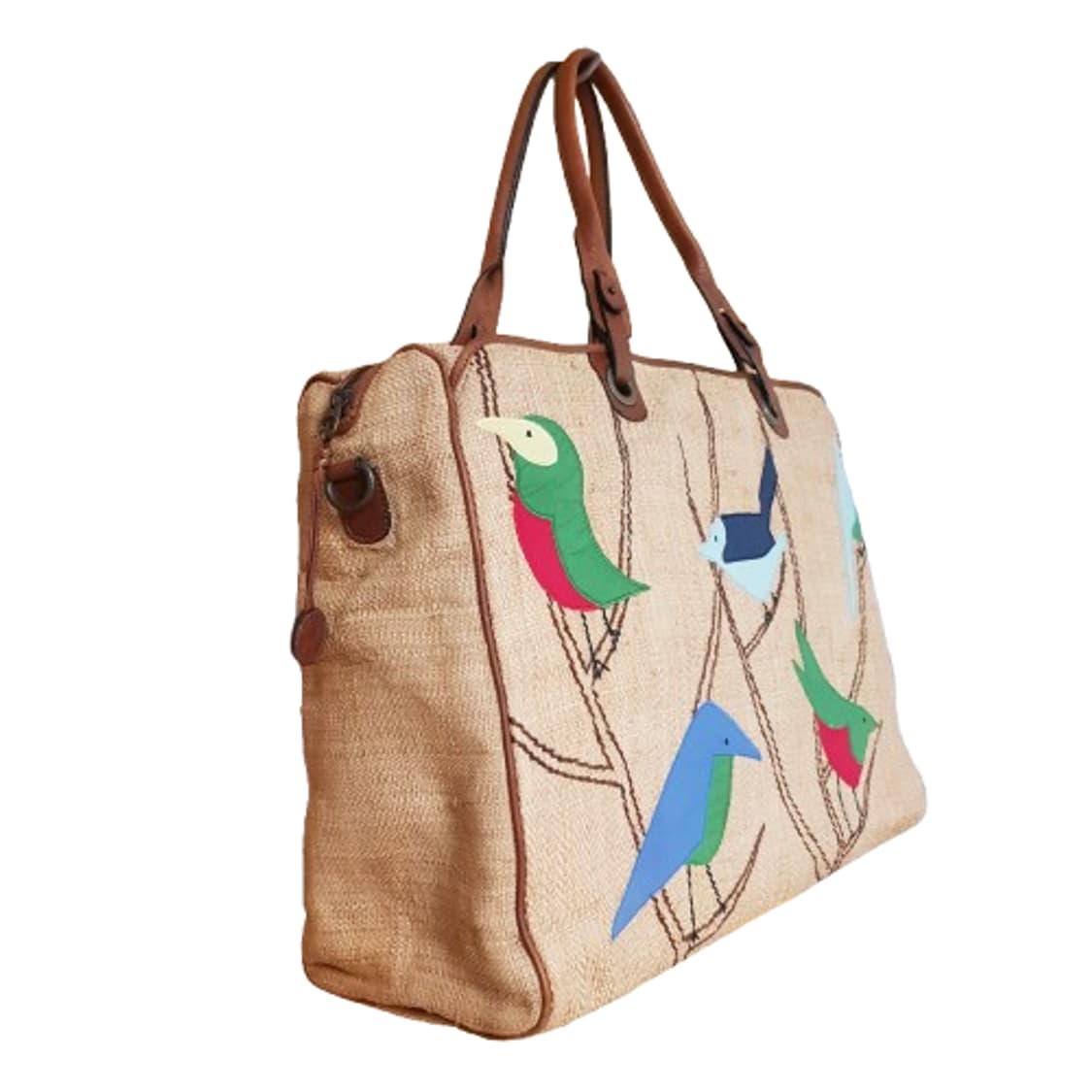 명품 MARNI 마르니 버드아플리케 라피아 빅백 토트백 트래블백 여행가방 상품이미지3