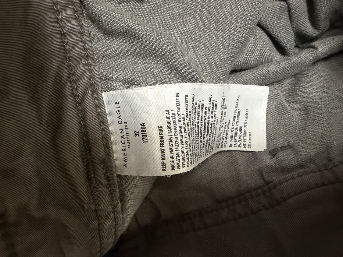 아메리칸이글 카고 반바지 32인치 그레이 상품이미지3