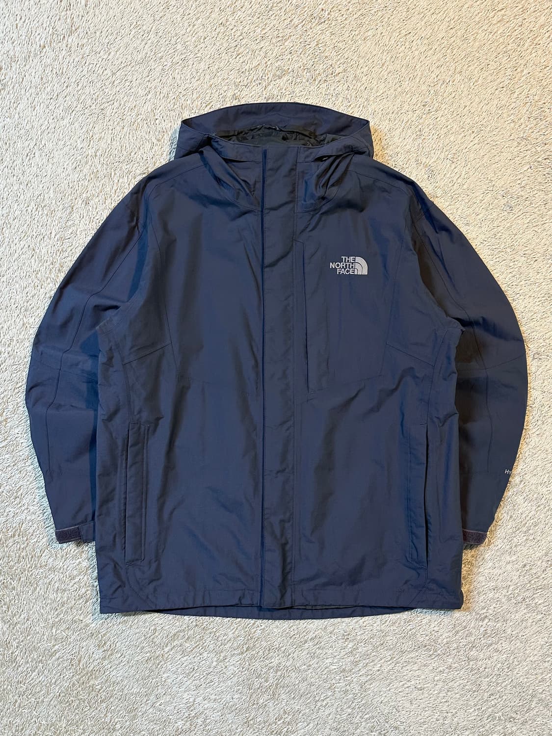 노스페이스 하이벤트 투웨이 나일론 바람막이 자켓 네이비 상품이미지1