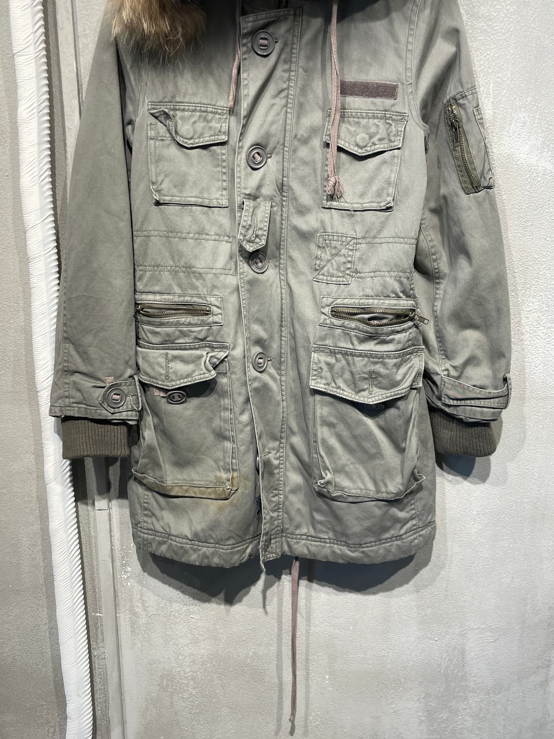 벡넘버 밀리터리 야상 상품이미지2