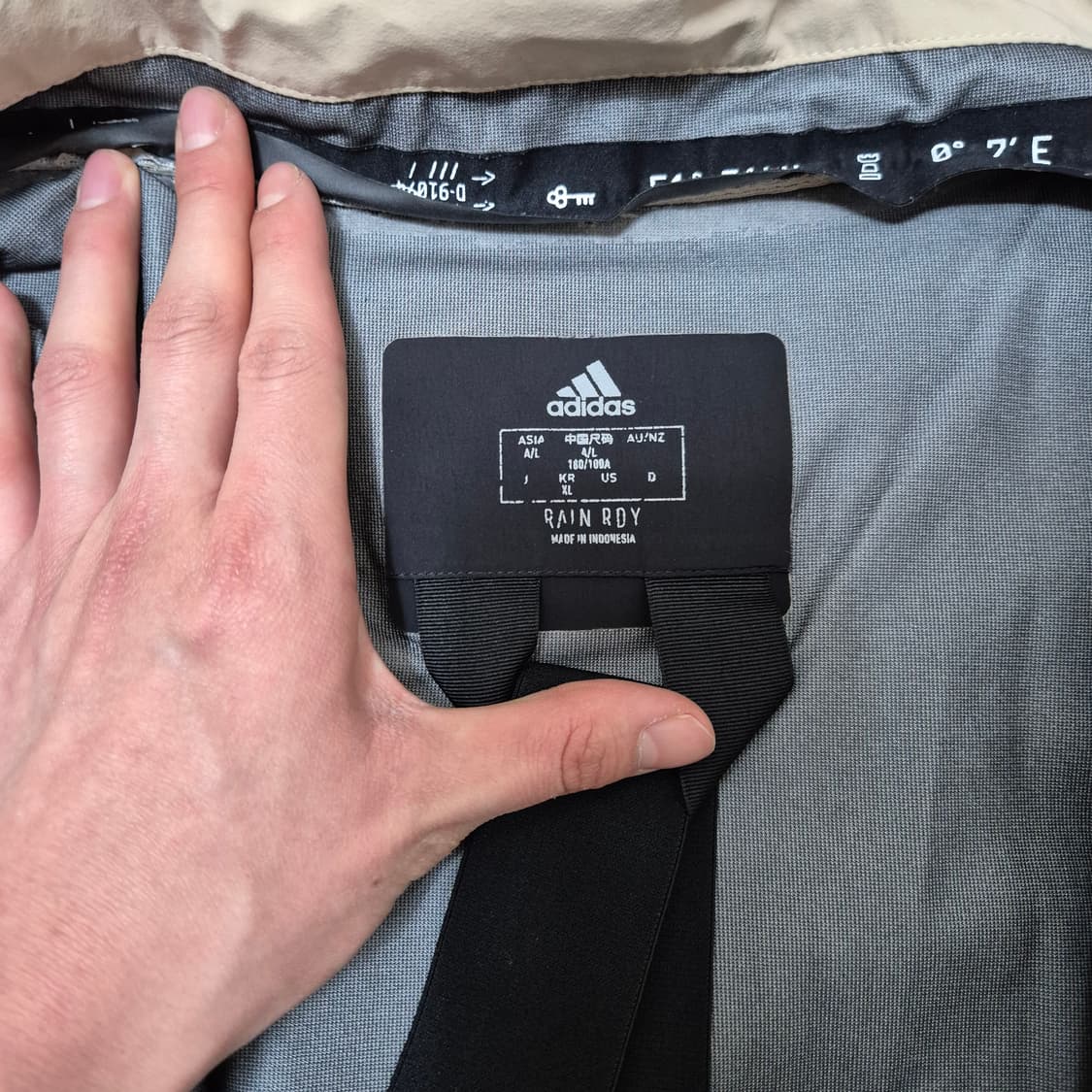 아디다스 마이쉘터 파카 바람막이 후드 레인코트 XL(105) 상품이미지5