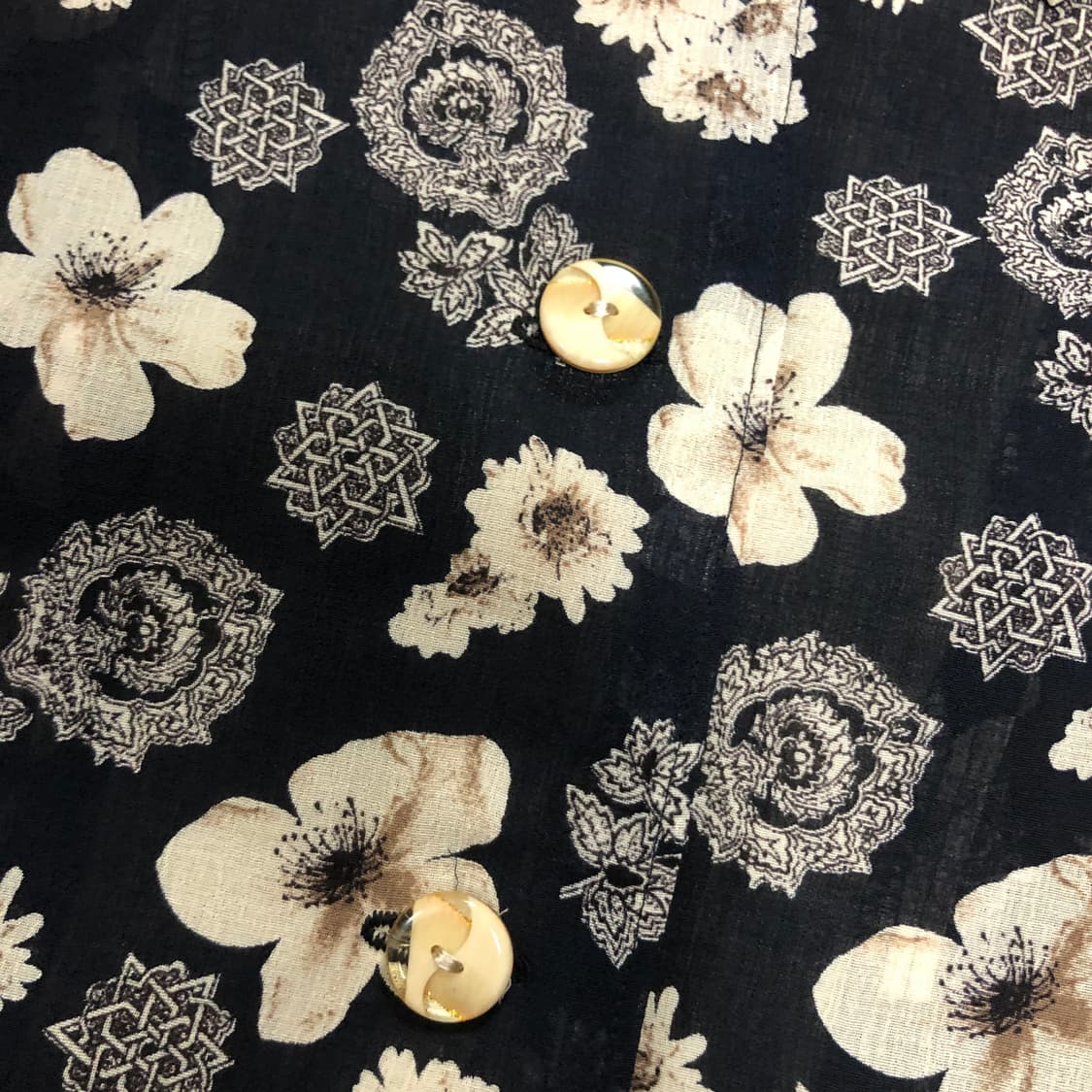 플라워 패턴 반팔 셔츠 상품이미지2