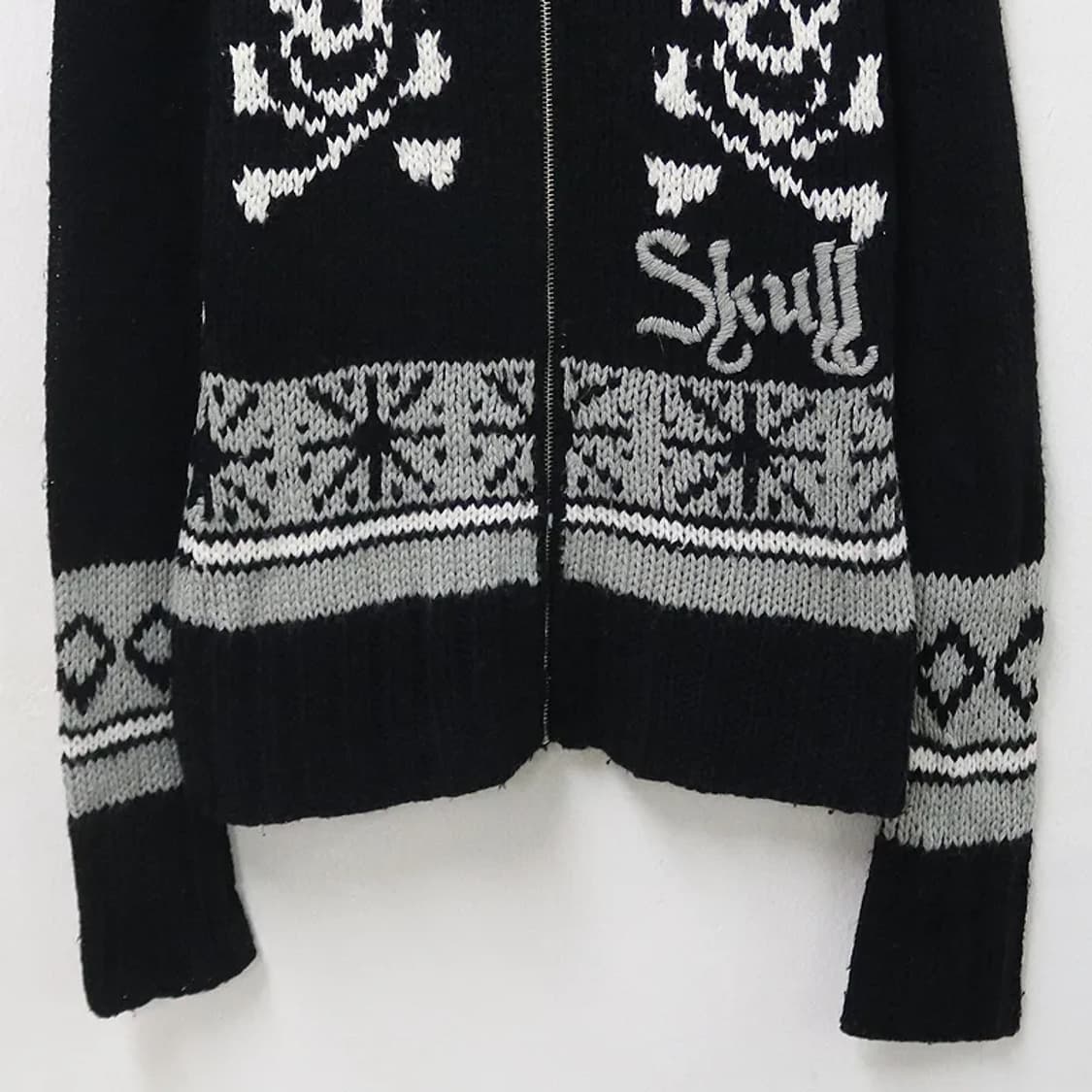 L.A. 고스로리 울 혼방 스컬 가디건 62254 상품이미지4