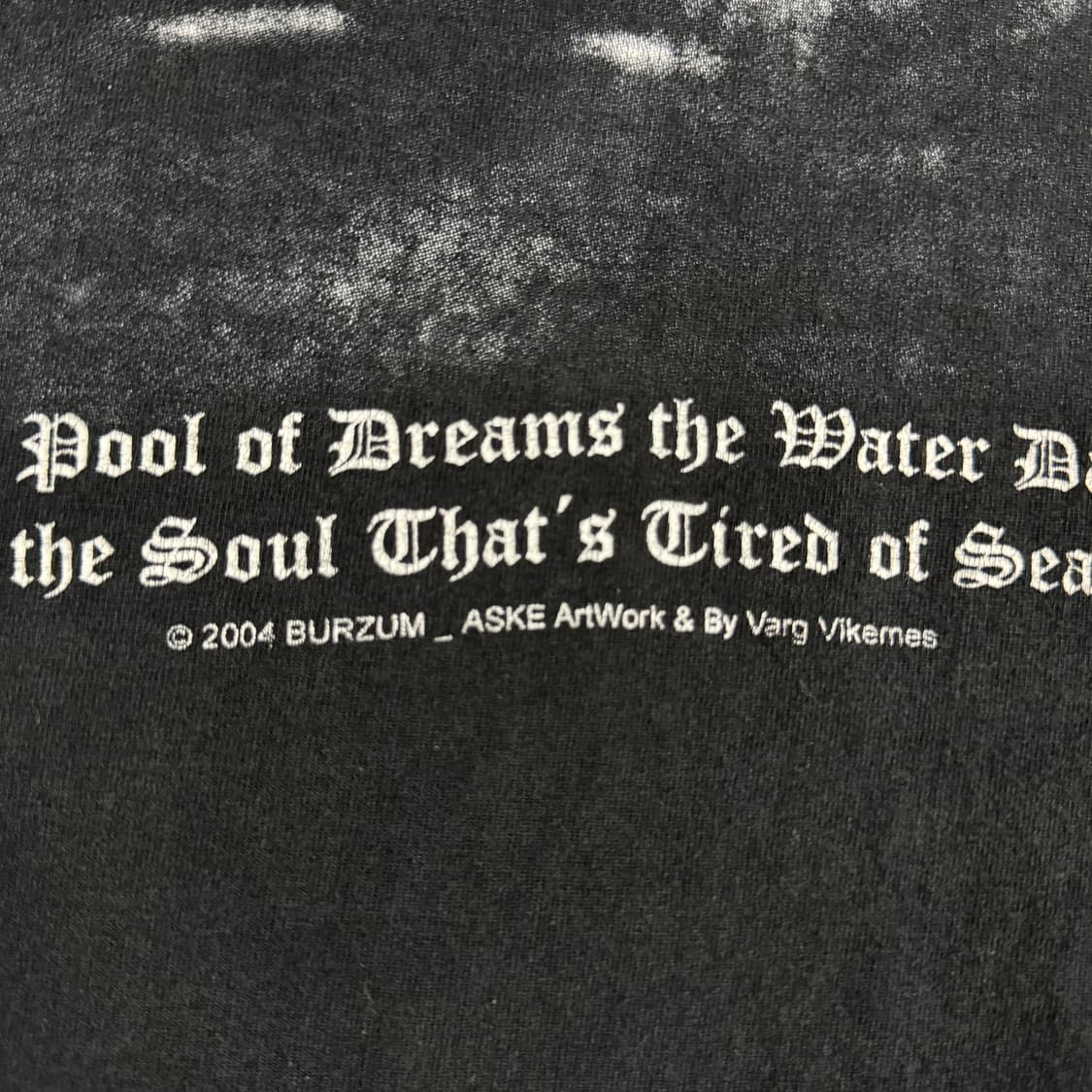 빈티지 2004 Burzum 버즘 블랙메탈 롱슬리브 티셔츠 상품이미지6