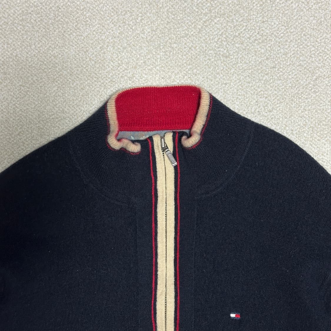 타미힐피거 울 니트 집업 상품이미지5