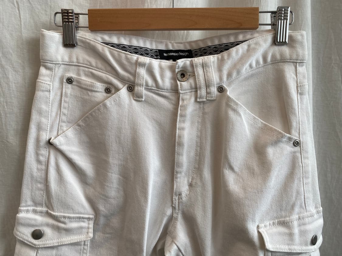 sementicdesign 화이트셔링 7부팬츠(28) 상품이미지3