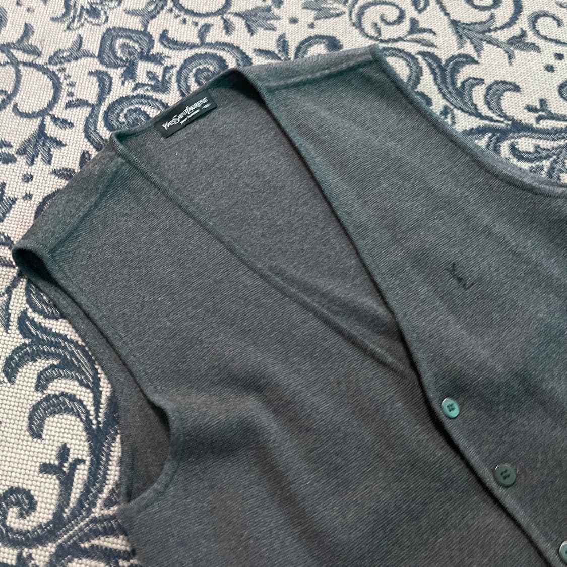 100 입생로랑 니트 조끼/W2737 상품이미지3