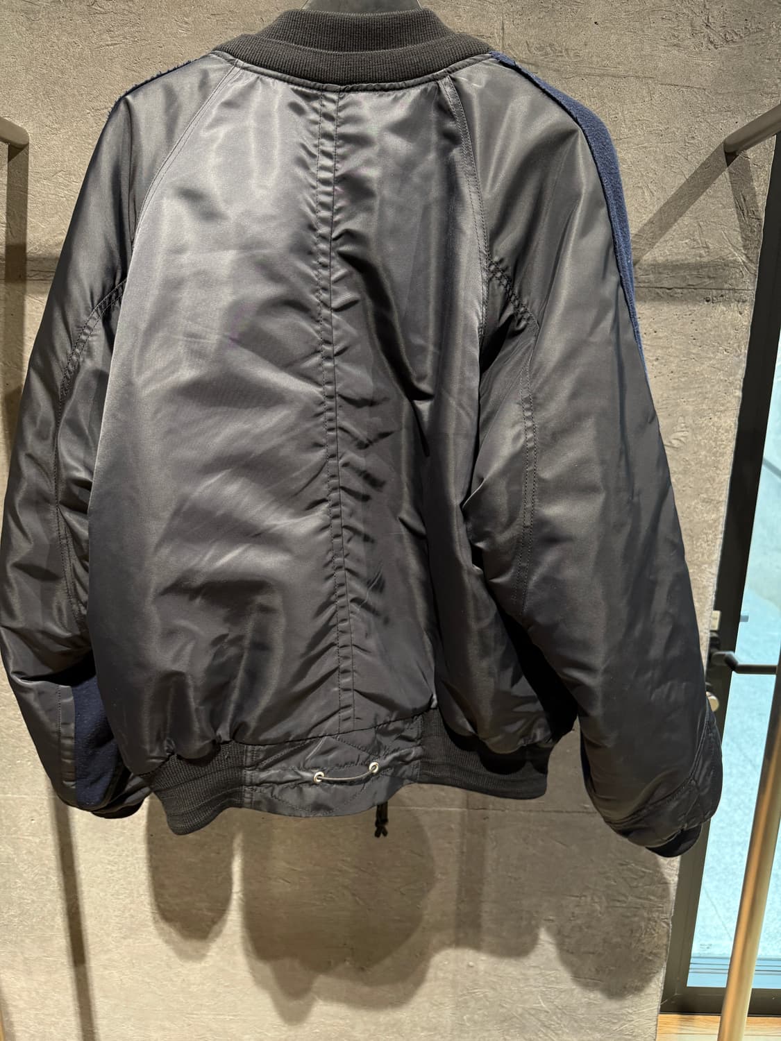 [46] 솔로이스트 이중봄버 네이비 og 상품이미지2