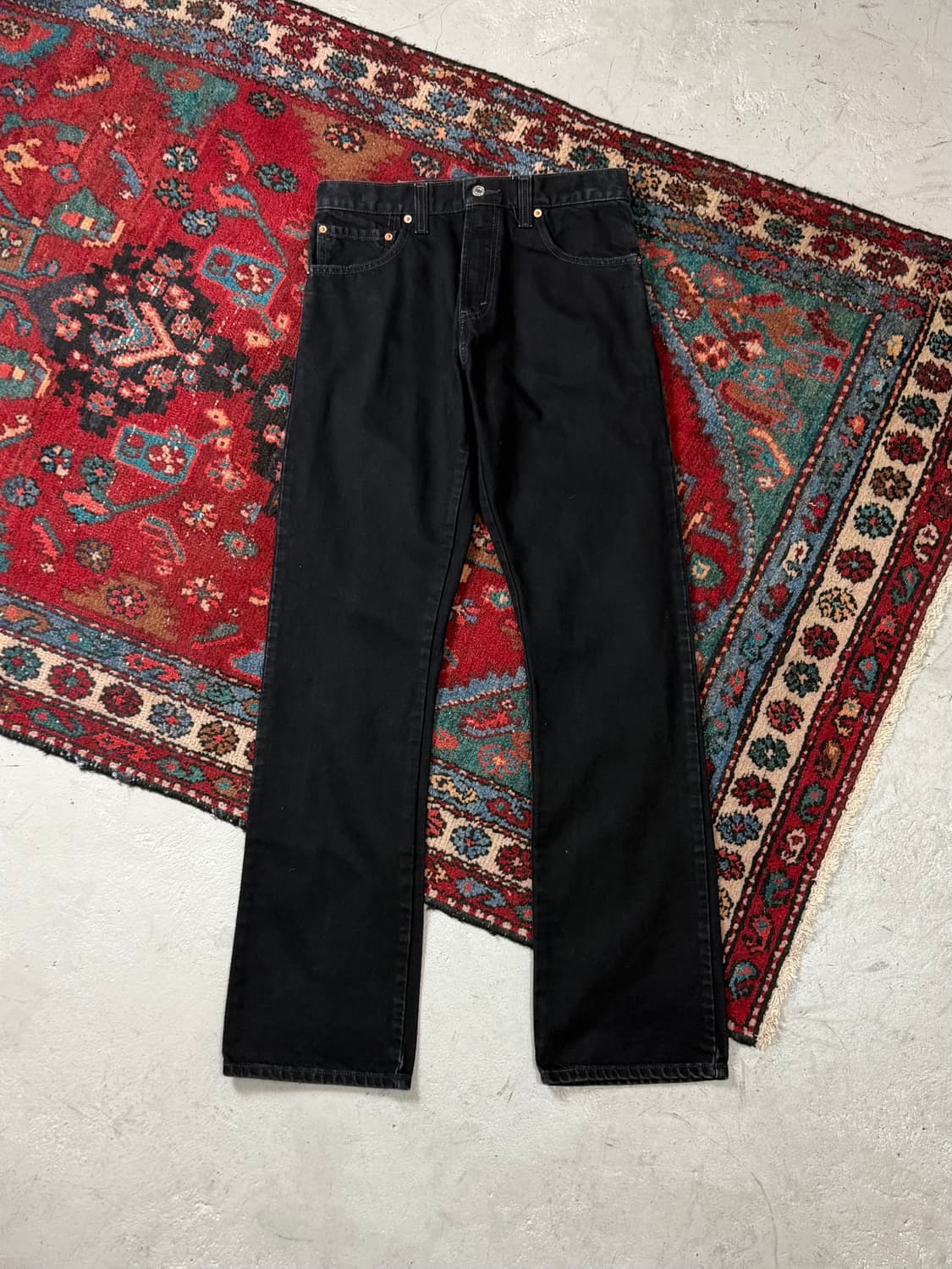 00's 빈티지 리바이스 517 블랙 부츠컷 플레어진 상품이미지2