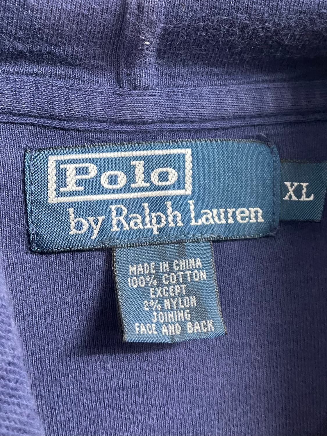 폴로 랄프로렌 네이비 후드집업 (on.238) 상품이미지4