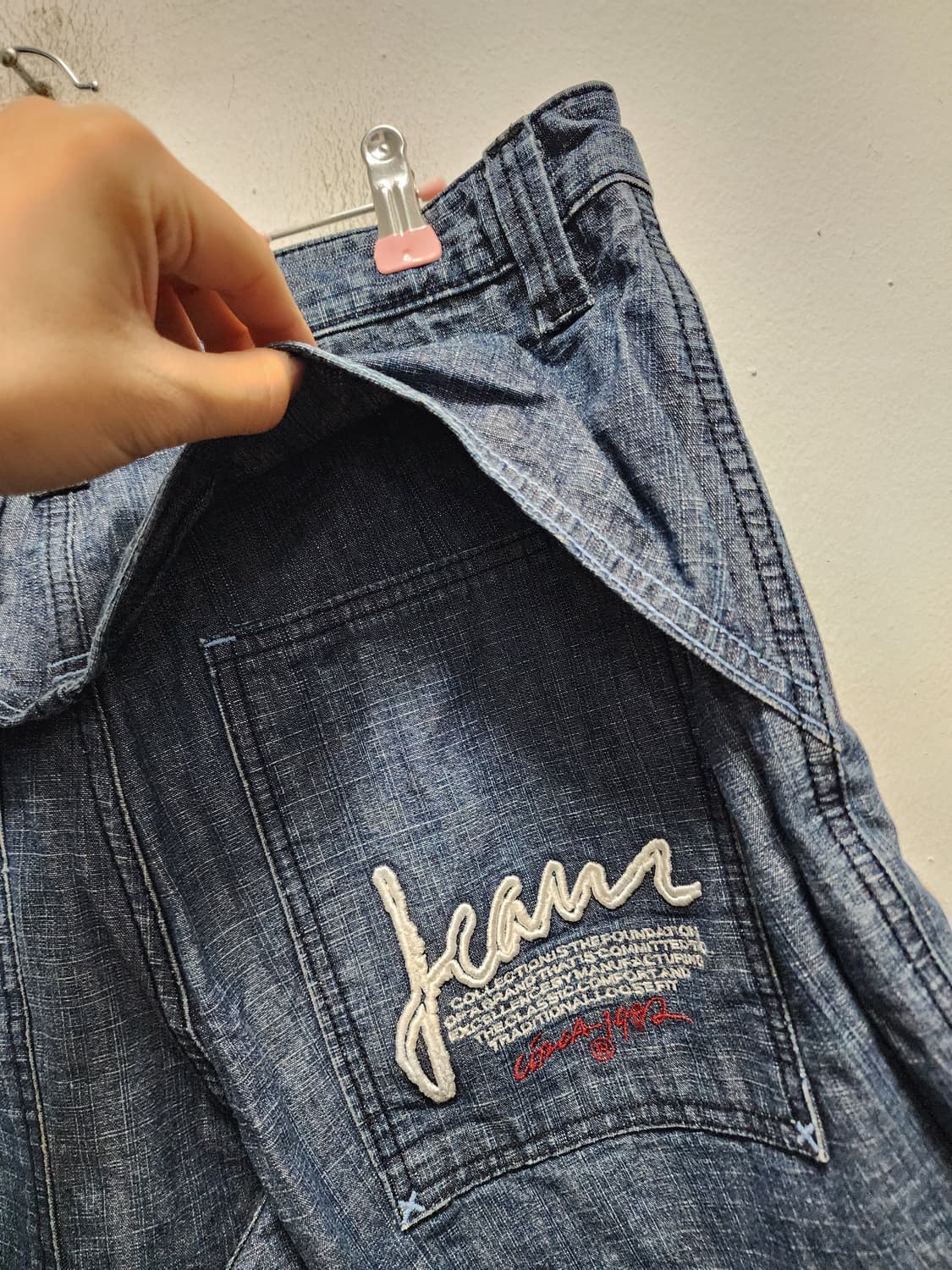 FUBU 올드스쿨 데님 버뮤다팬츠 상품이미지4