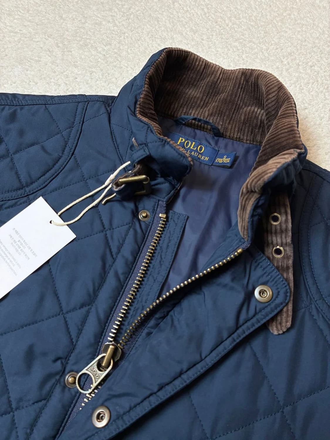 폴로 랄프로렌 넥 벨티드 코듀로이 카라 헌팅 자켓 PN6518 상품이미지3
