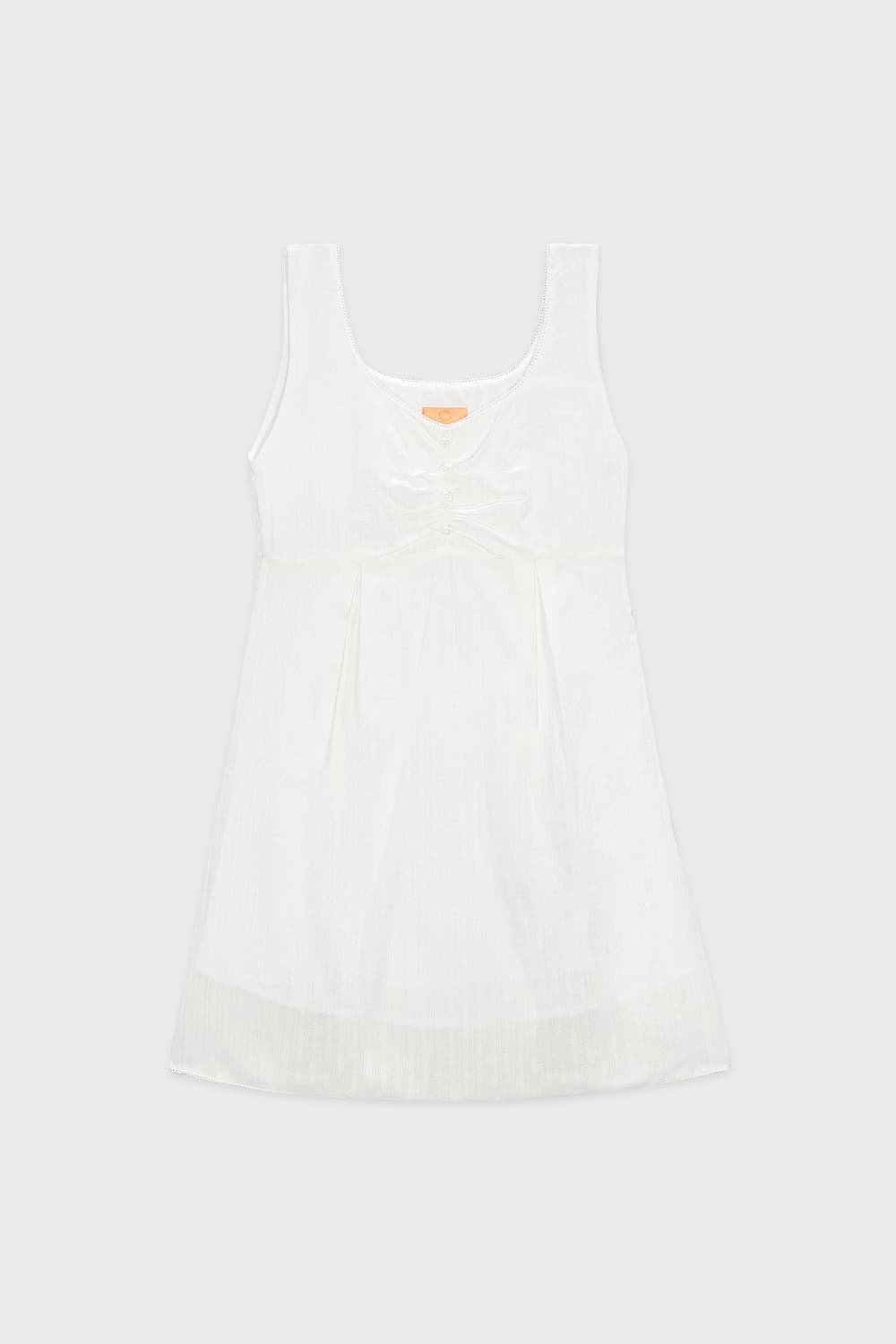 Lace Sleeveless Dress (White) 상품이미지2