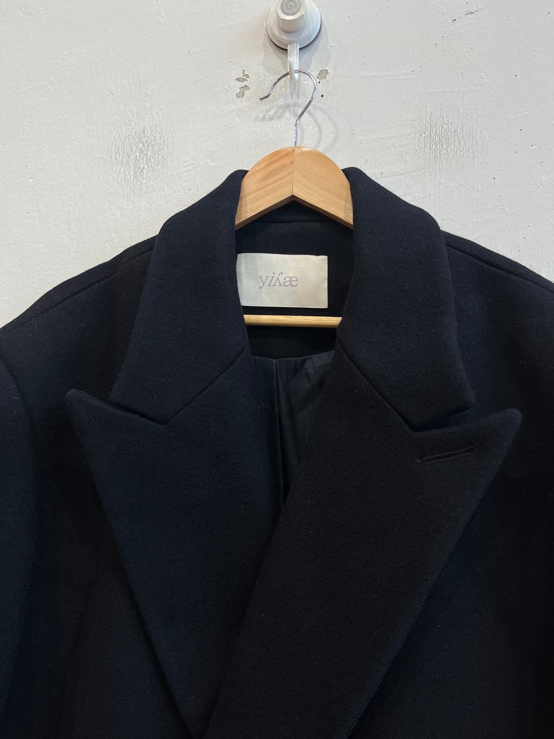 yiyae 이예 울 더블 코트 다크네이비 M 상품이미지3