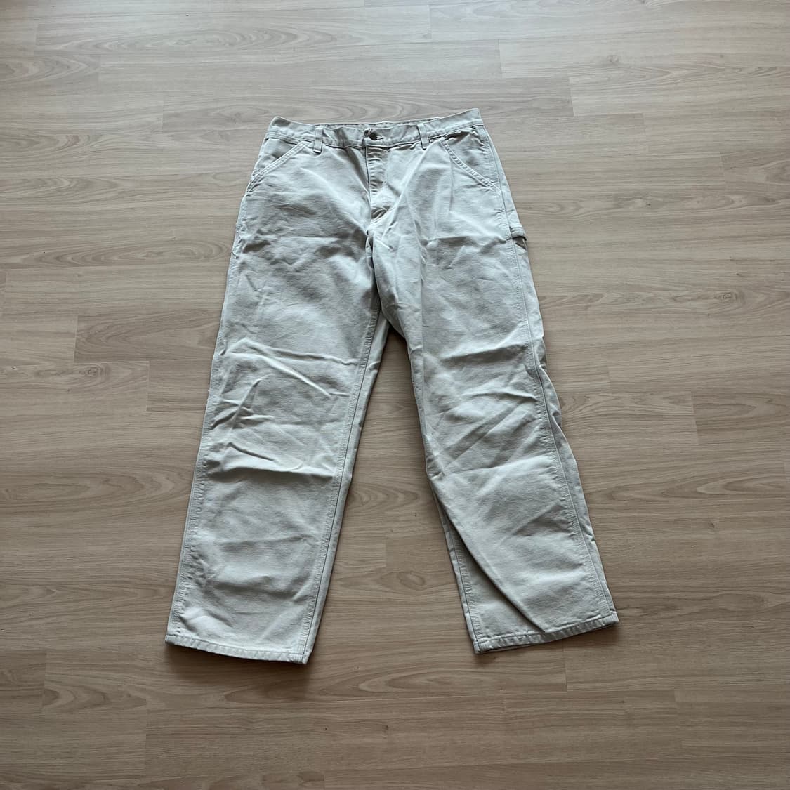 90s 빈티지 칼하트 카펜터팬츠 탄 베이지 상품이미지1