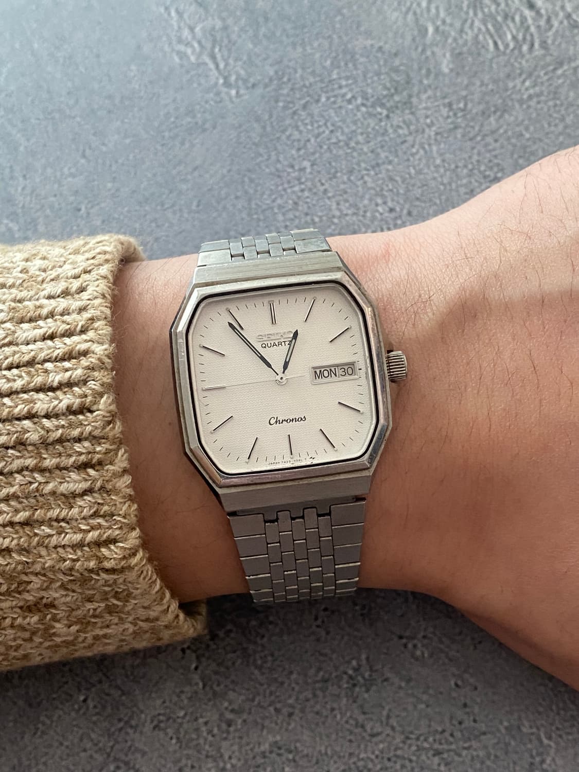 세이코 Seiko Chronos 스퀘어 데이 데이트 상품이미지1