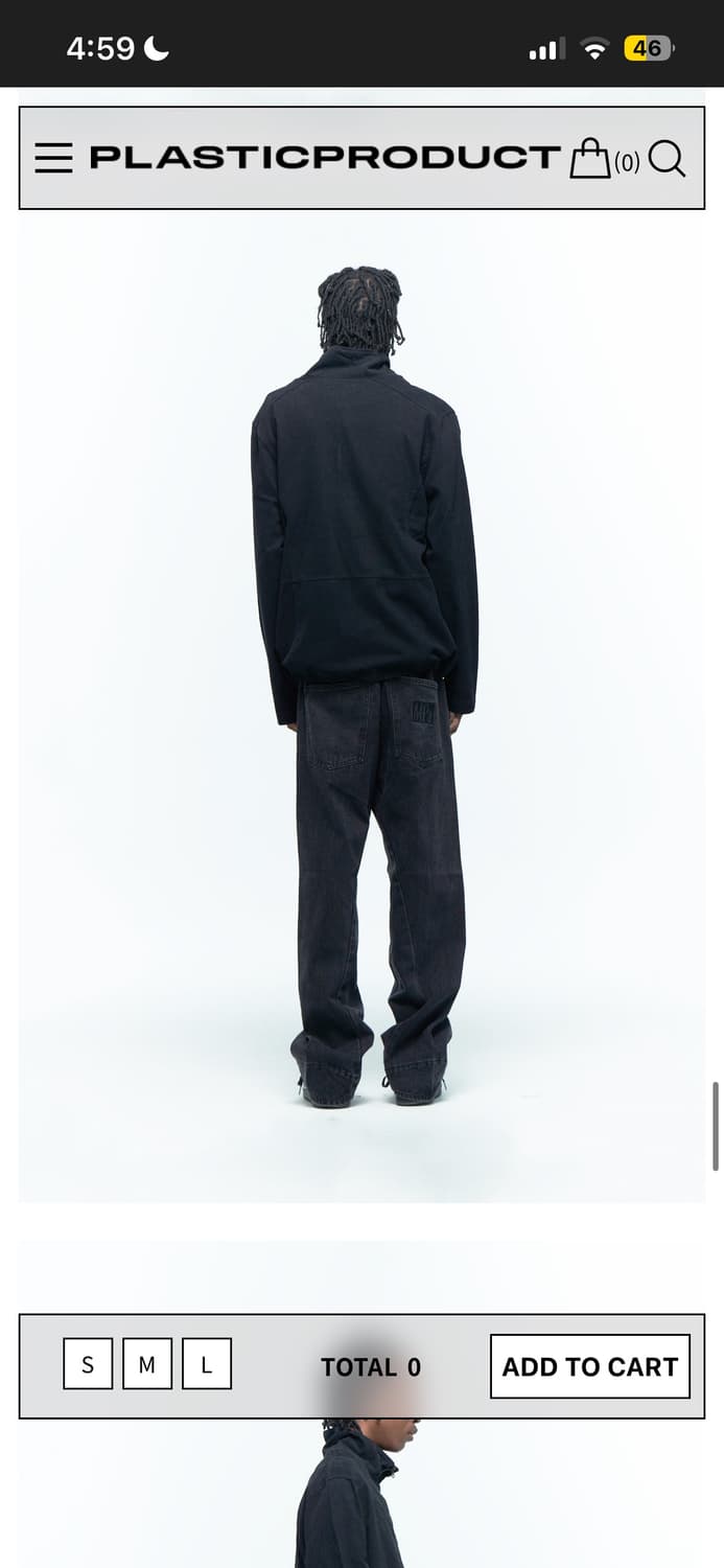 플라스틱프로덕트 PORTABLE JACKET (BLACK) 상품이미지2