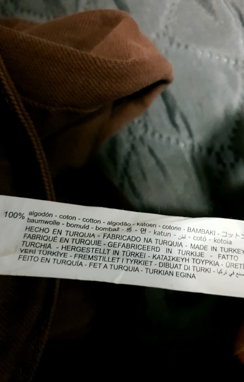 자라 블랙라벨 스트레이트 데님팬츠 모카브라운 (33) 상품이미지6