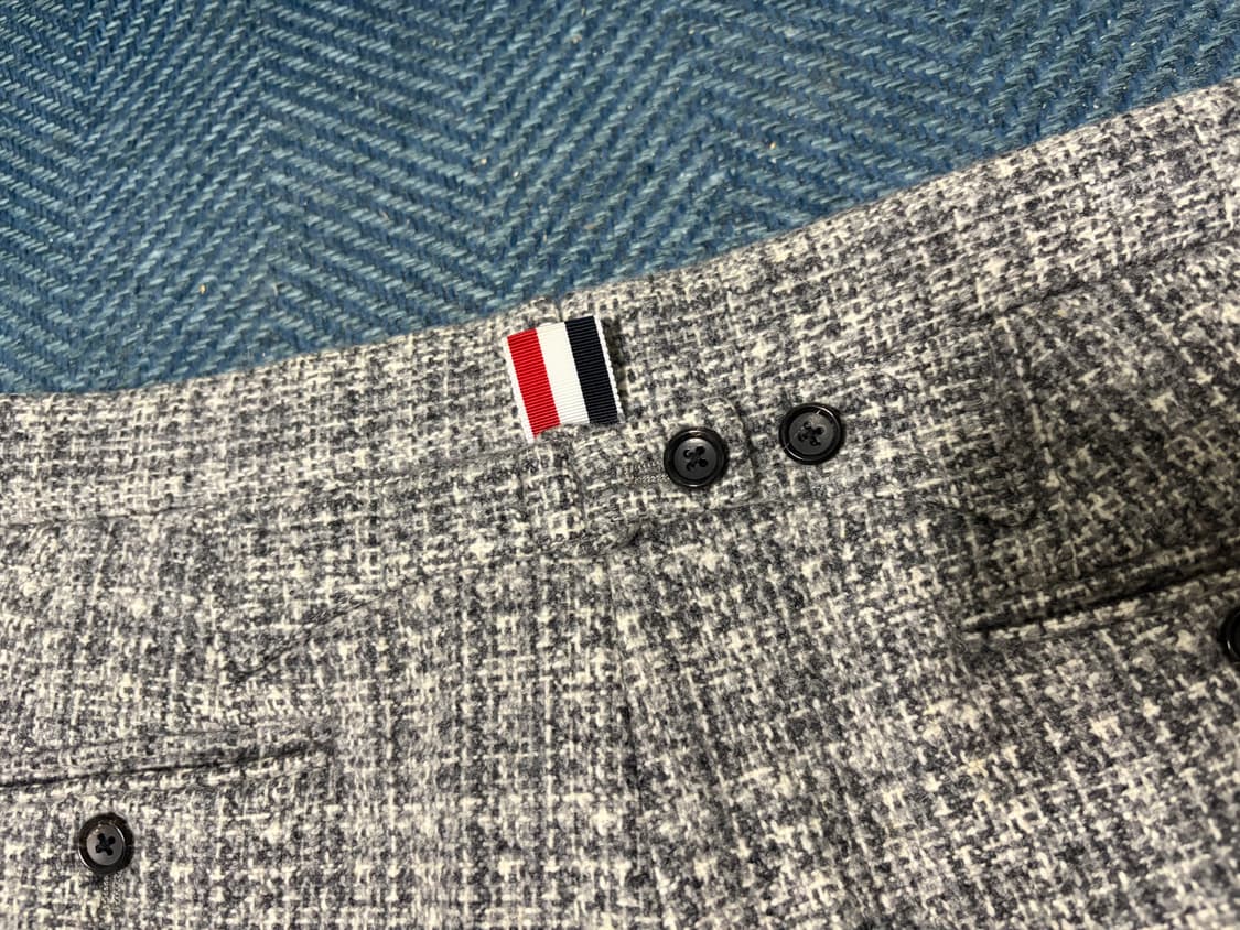 [백화점판] 톰브라운 울 트위드 그레이 팬츠 1사이즈 상품이미지3