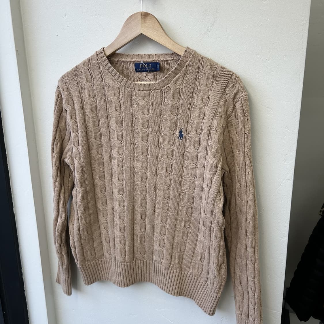 15676 - 폴로 랄프로렌 베이지 케이블 니트 상품이미지2