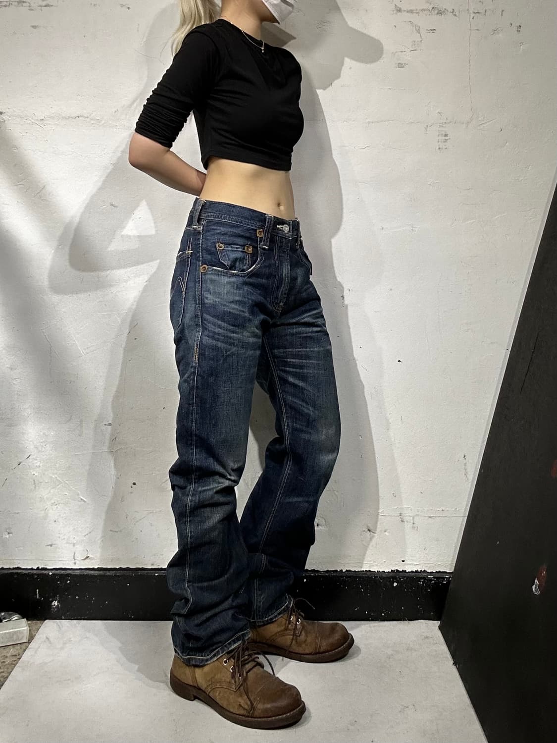 리바이스 진청 엔지니어드 워싱 데님 팬츠 30 상품이미지1