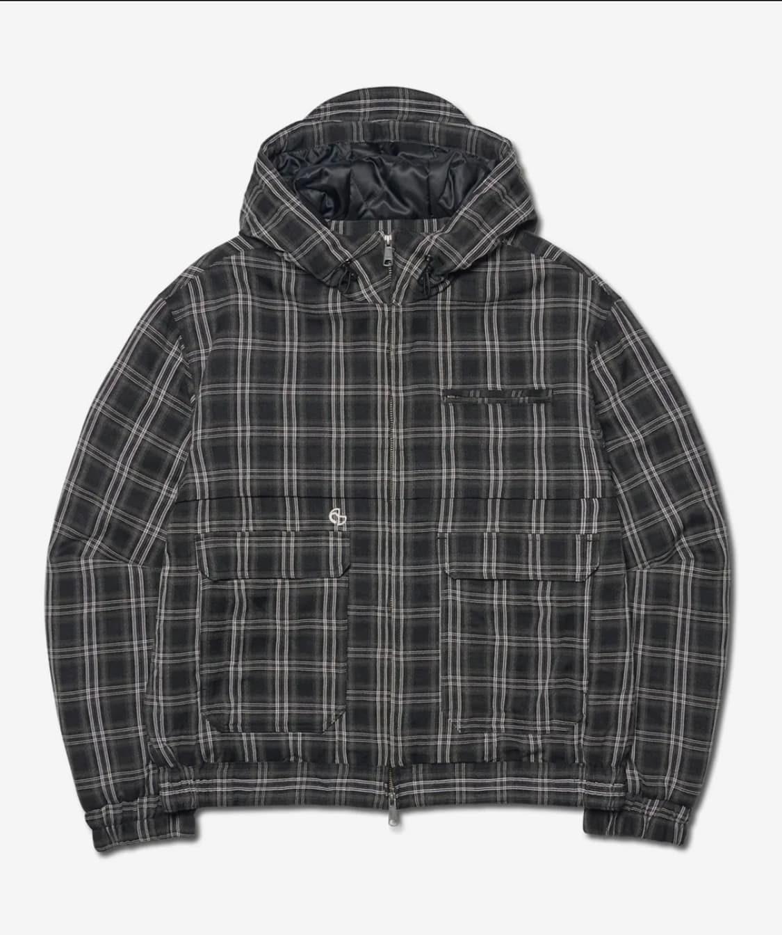 노매뉴얼 체크 후드자켓 상품이미지3