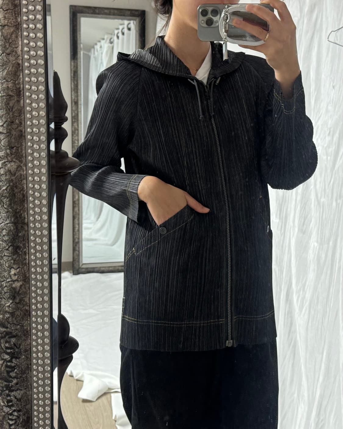 Issey Miyake Pleats Pleas hoodie jacket 상품이미지5