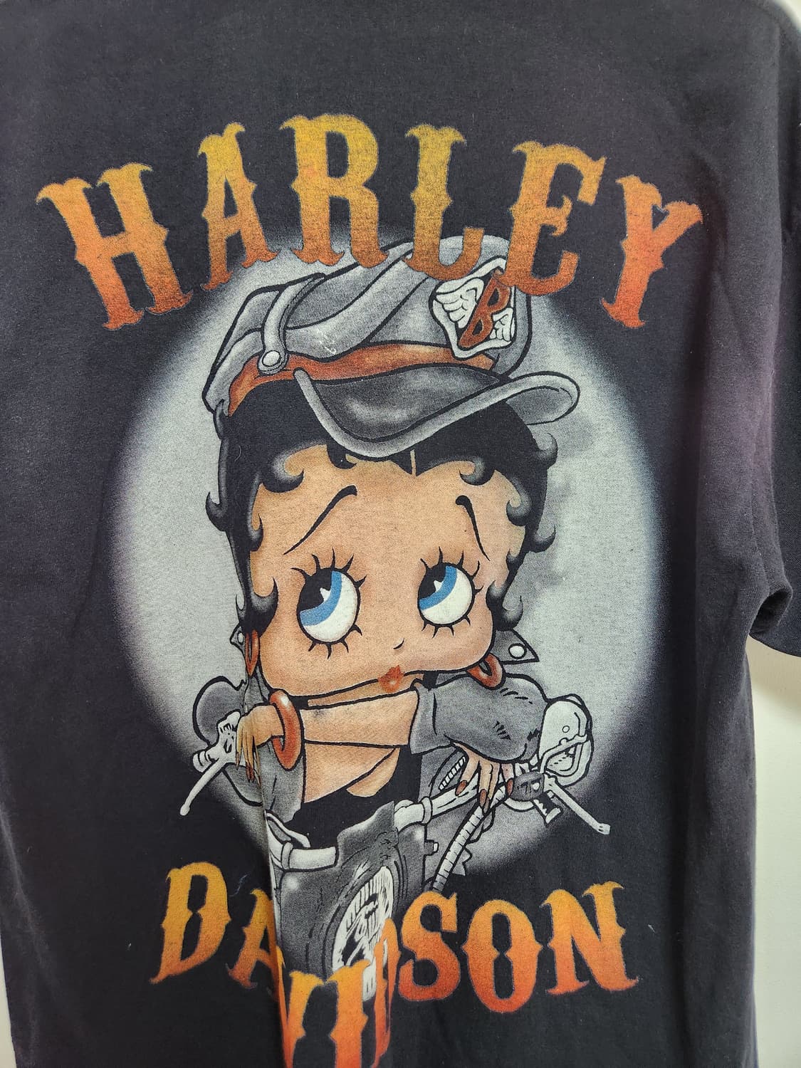 베티붑Betty 빅 그래픽 할리 티셔츠 L 상품이미지6