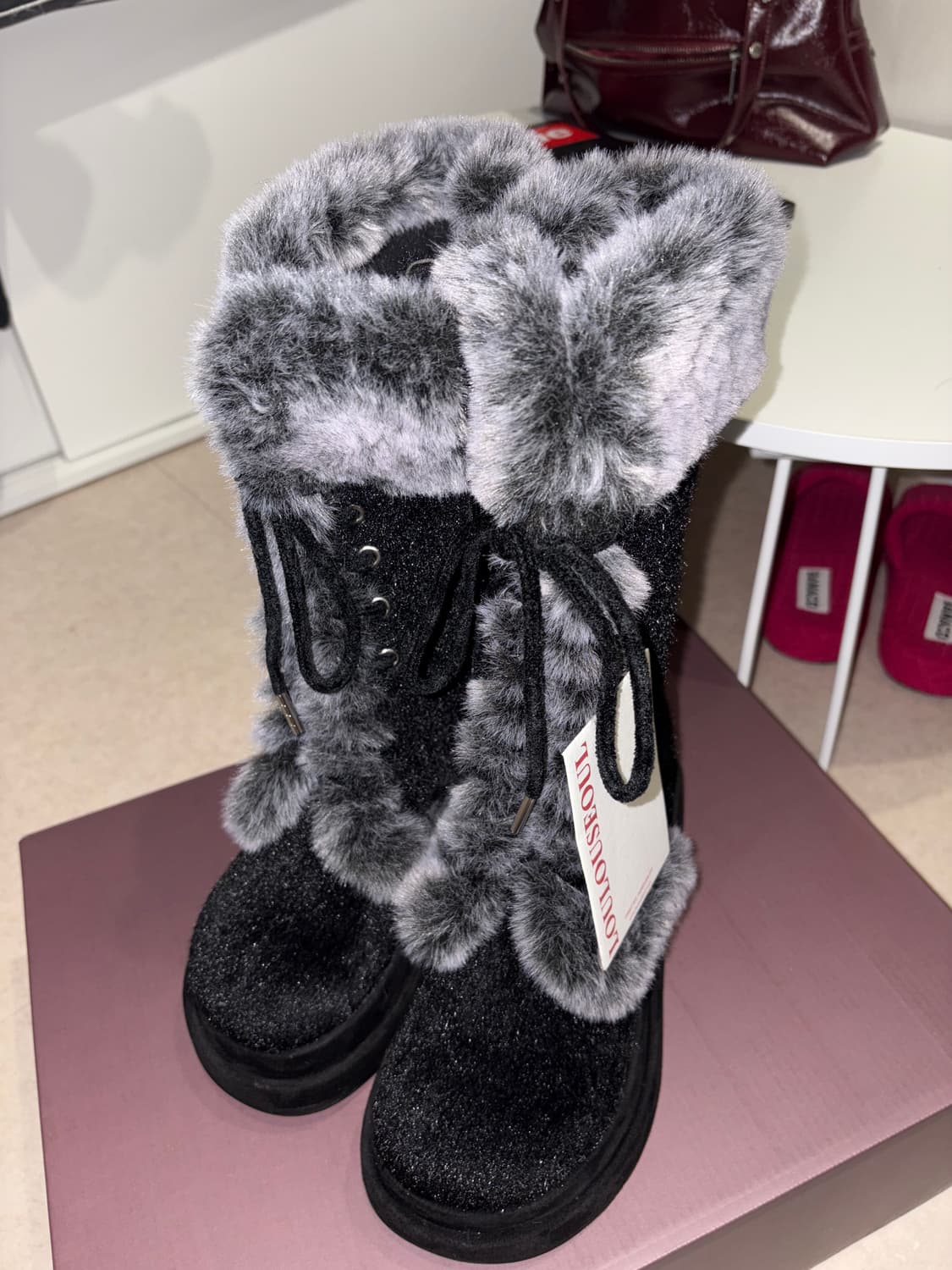 루루서울 sugar fur boots 슈가퍼부츠 230 새제품 상품이미지2