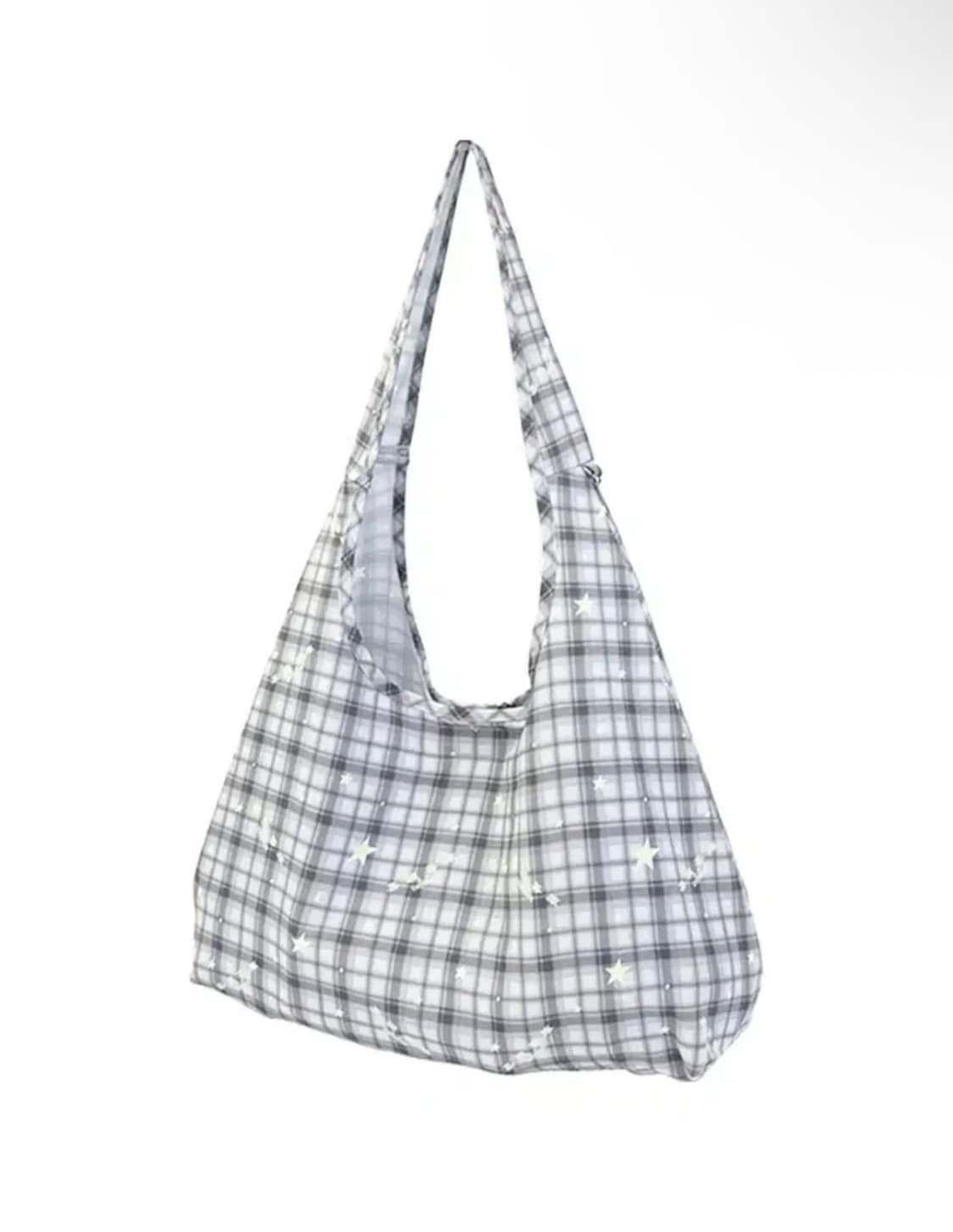 카시코 Checked Print Shoulder Bag 상품이미지1