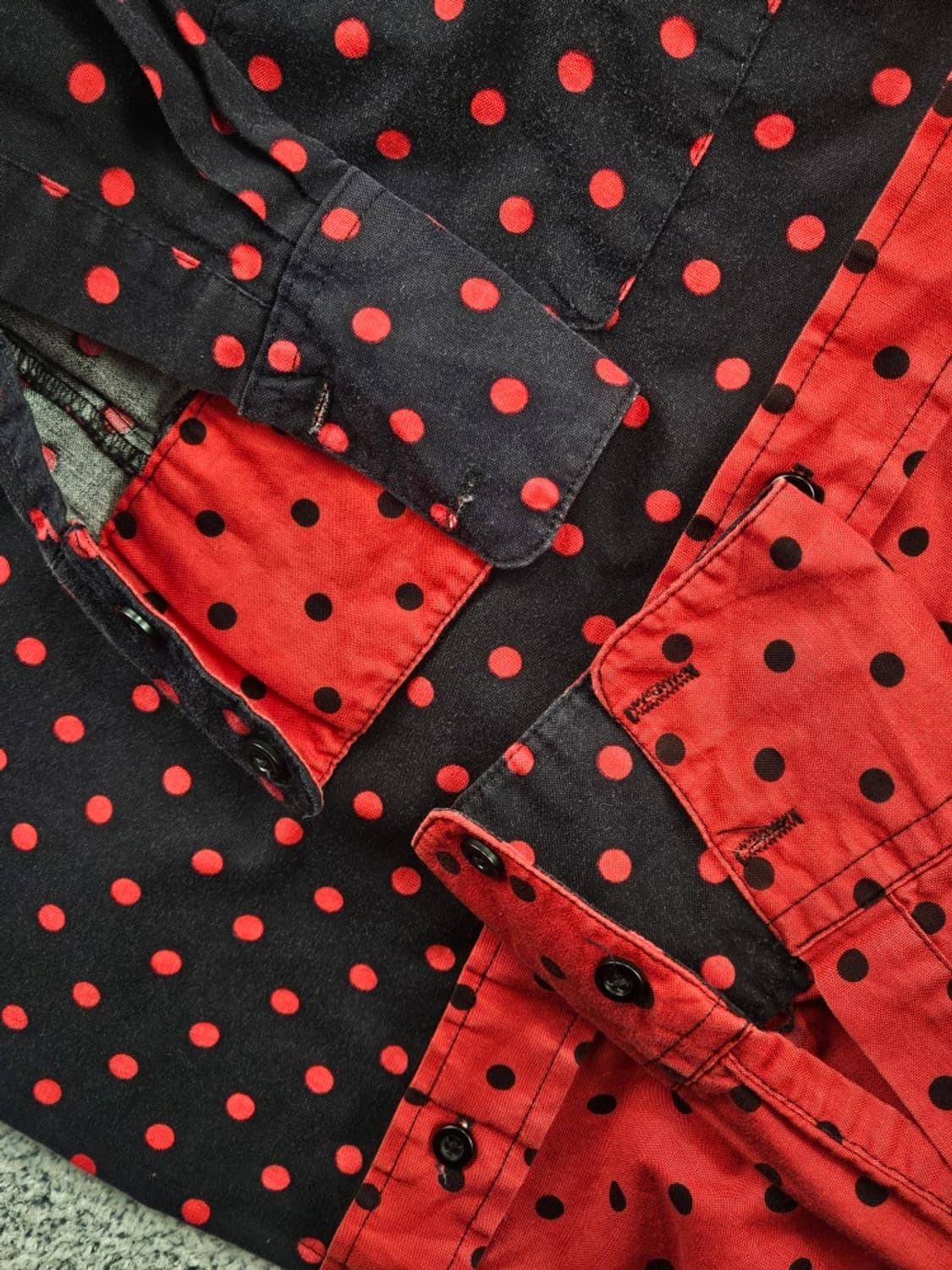 USA RUDDOCK 크롭 커스텀 도트 셔츠 ( M ) / 11514 상품이미지9