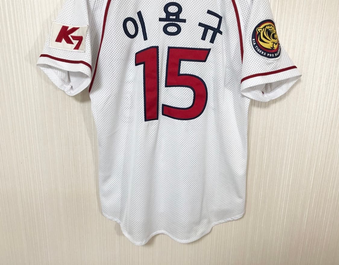 KBO ZETT 기아타이거즈 올드 홈유니폼/져지 S(85) #15 이용규 상품이미지10