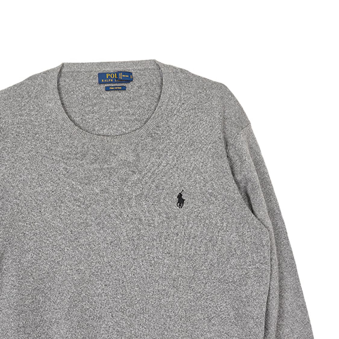 폴로랄프로렌 PIMA 코튼 라운드 니트 (M) 상품이미지3
