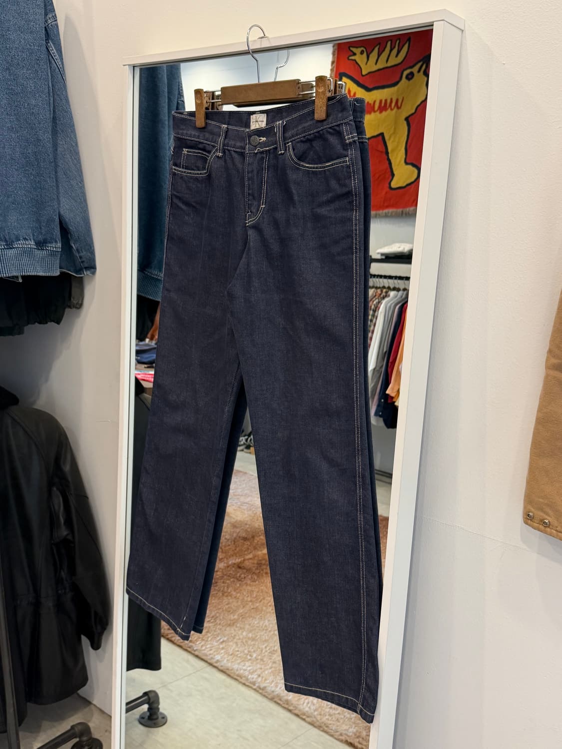 90-00s Calvin Klein 캘빈클라인 인디고 데님 팬츠 (29) 상품이미지1