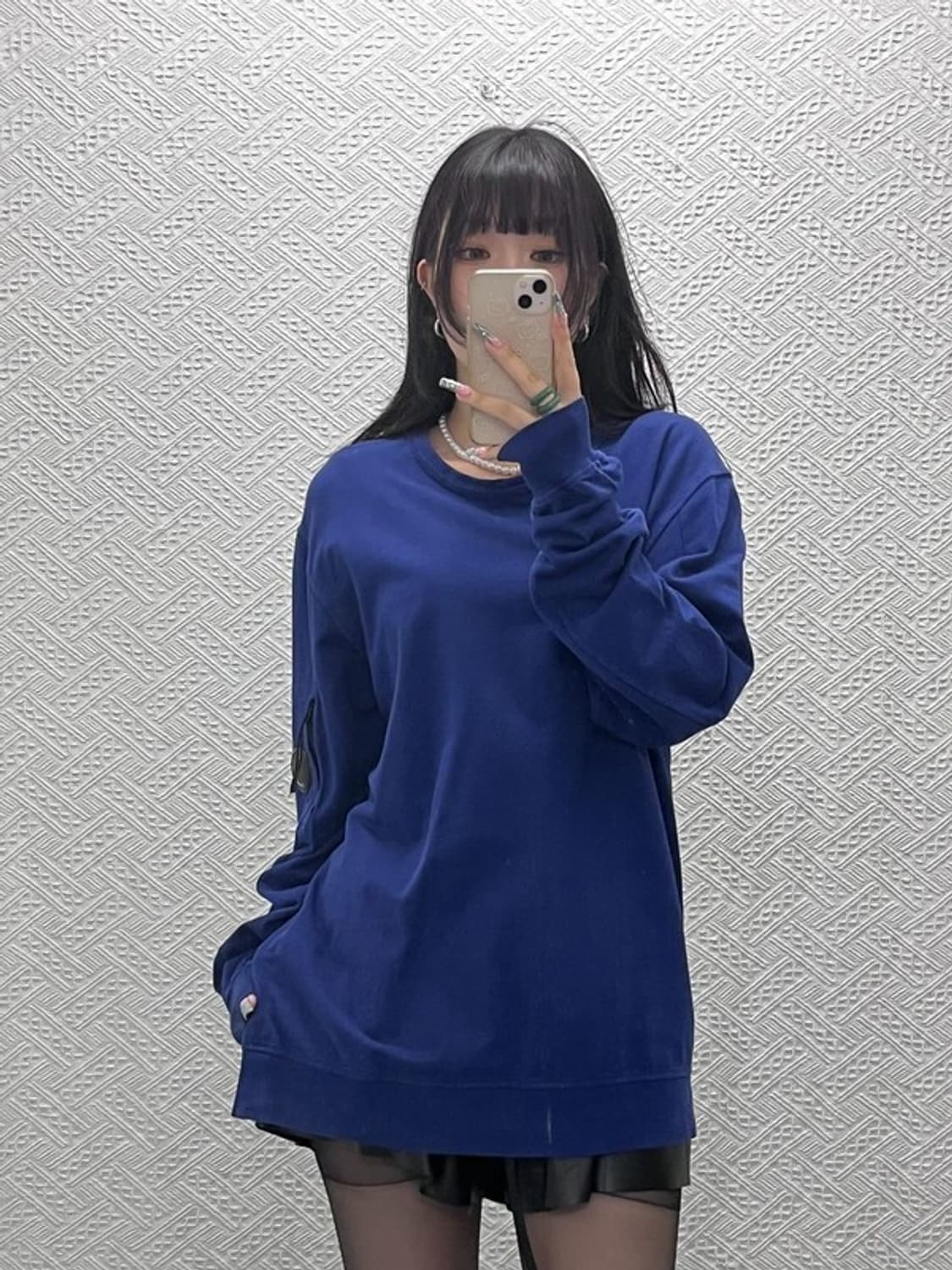 씨피컴퍼니 빈티지 레트로 스트릿 펑크 렌즈와펜 맨투맨 110 C12573 상품이미지2