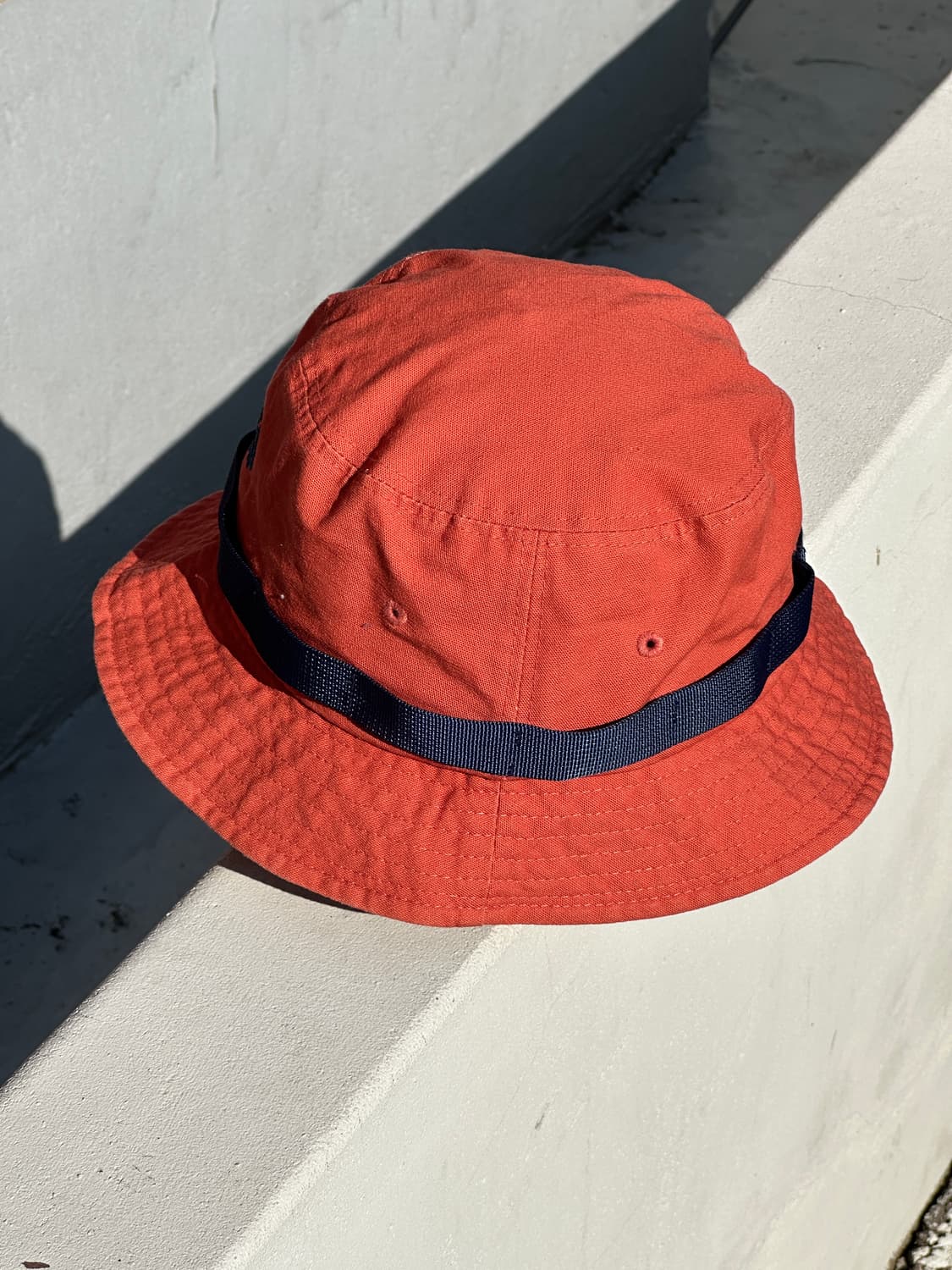 [M-L] 빈티지 주황 버킷햇 모자 상품이미지3