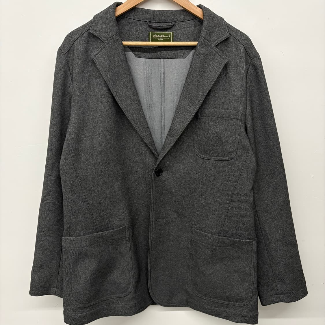 에디바우어 차콜 울 블레이저 남/M 상품이미지2