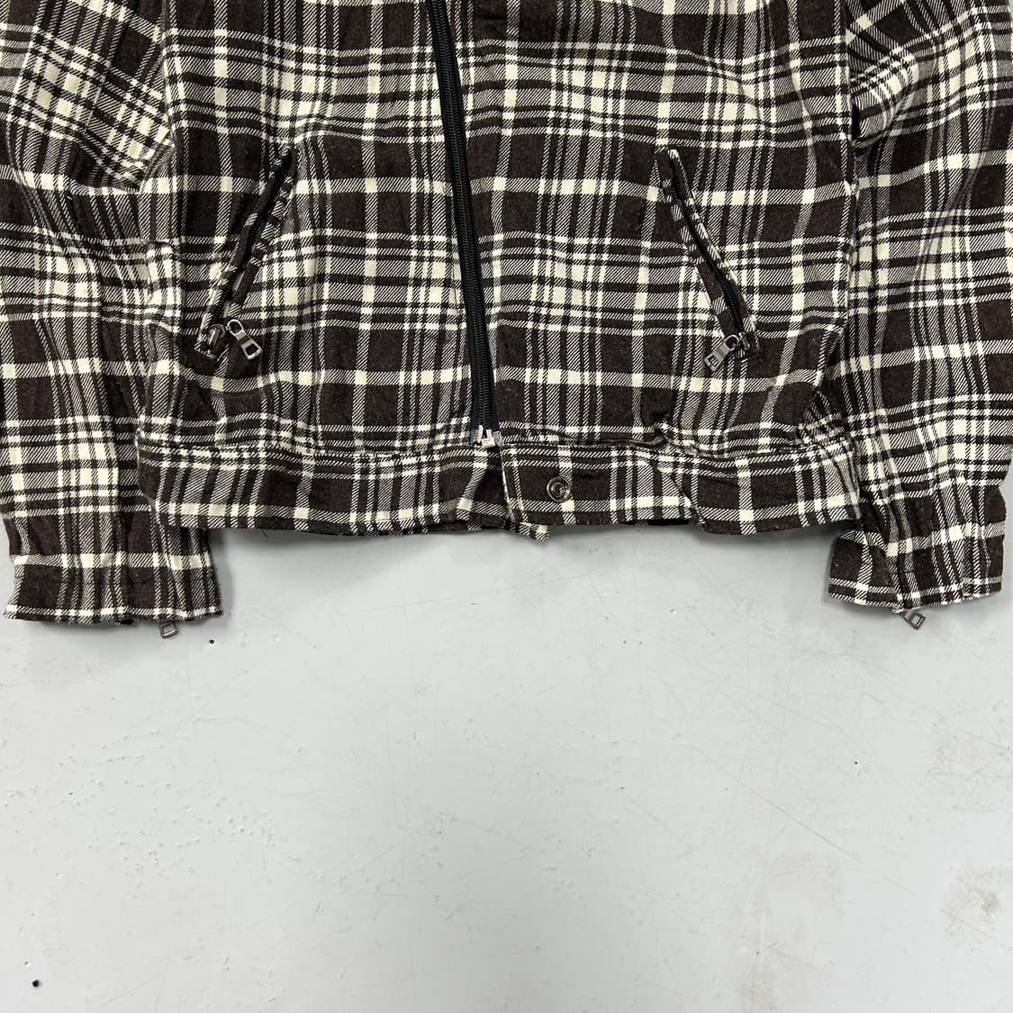 CRVX 체크드 싱글 집업  상품이미지3