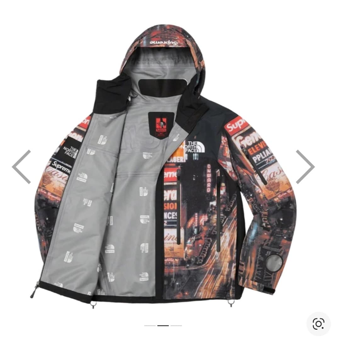 슈프림X노스페이스 테입드 심 쉘 자켓 L  상품이미지2