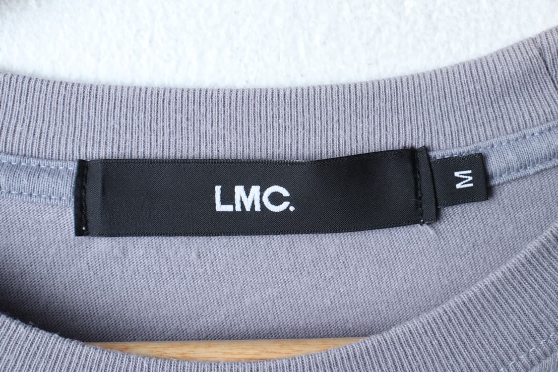 (M-L) 엘엠씨 반팔 티셔츠 레터링 차콜 스트릿-H32395 상품이미지7