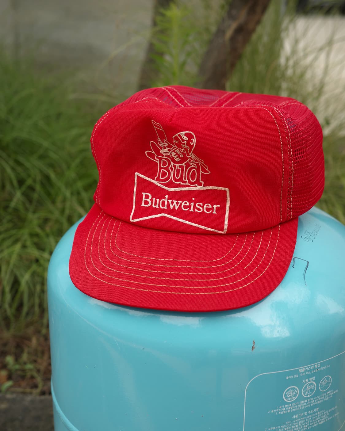 80’s Budweiser 버드맨 메쉬캡 상품이미지2