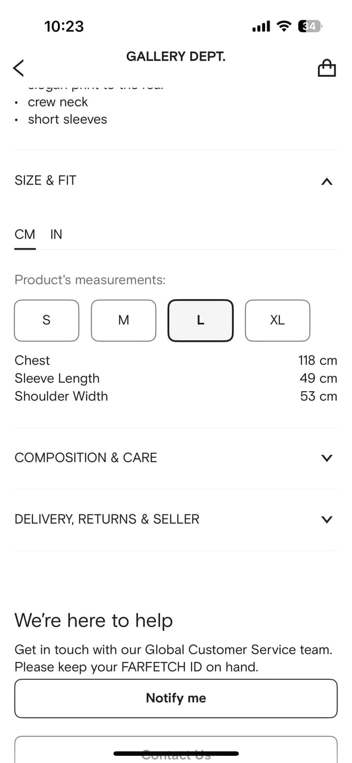 갤러리 디파트먼트 lost prevention (L) 상품이미지6