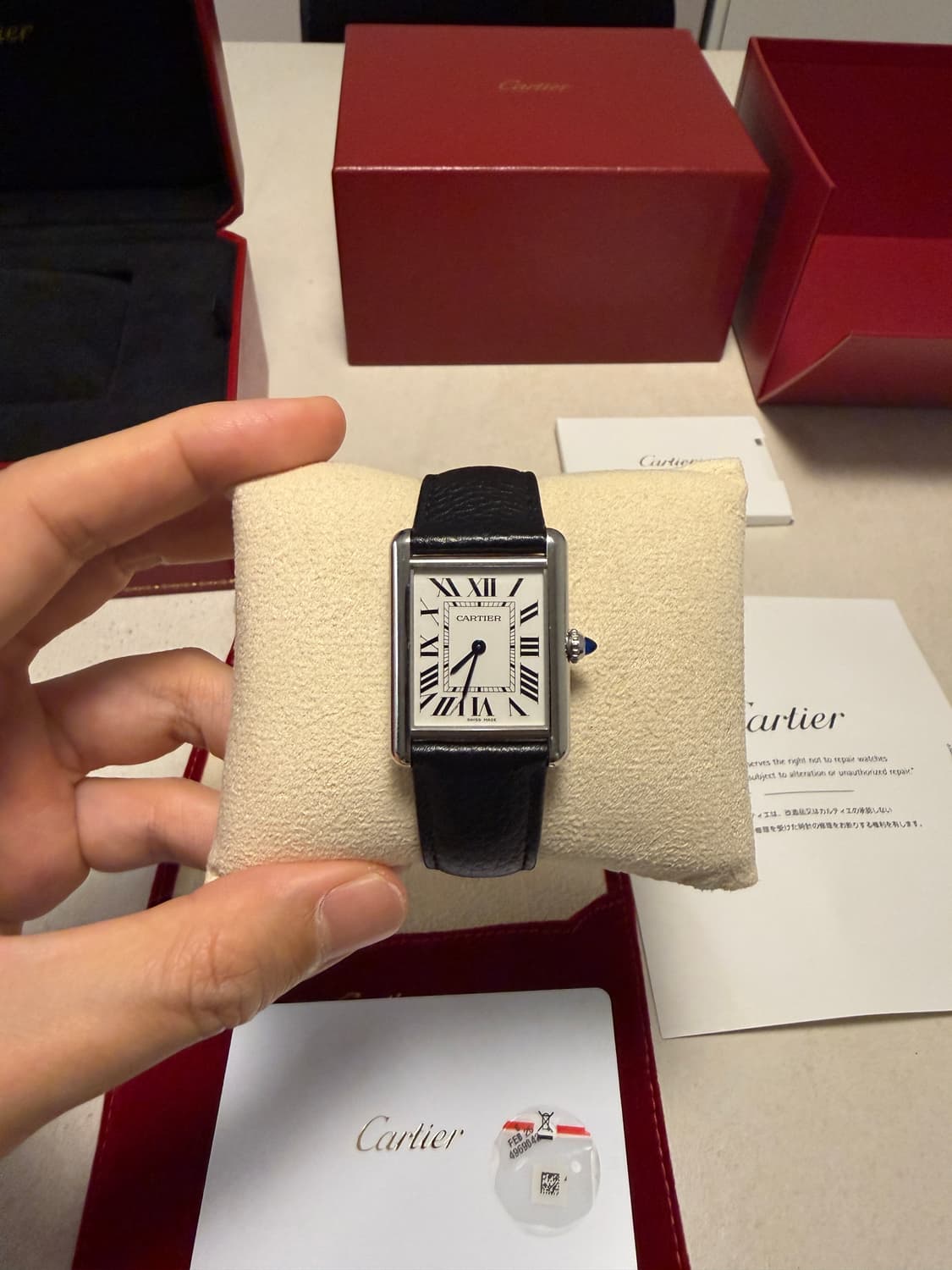 까르띠에 탱크 머스트 라지 스틸 상품이미지1