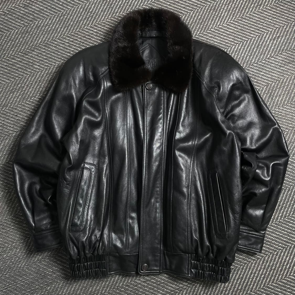 Arpeggio 아카이브 램스킨 퍼 무스탕 가죽자켓o 4985 상품이미지1