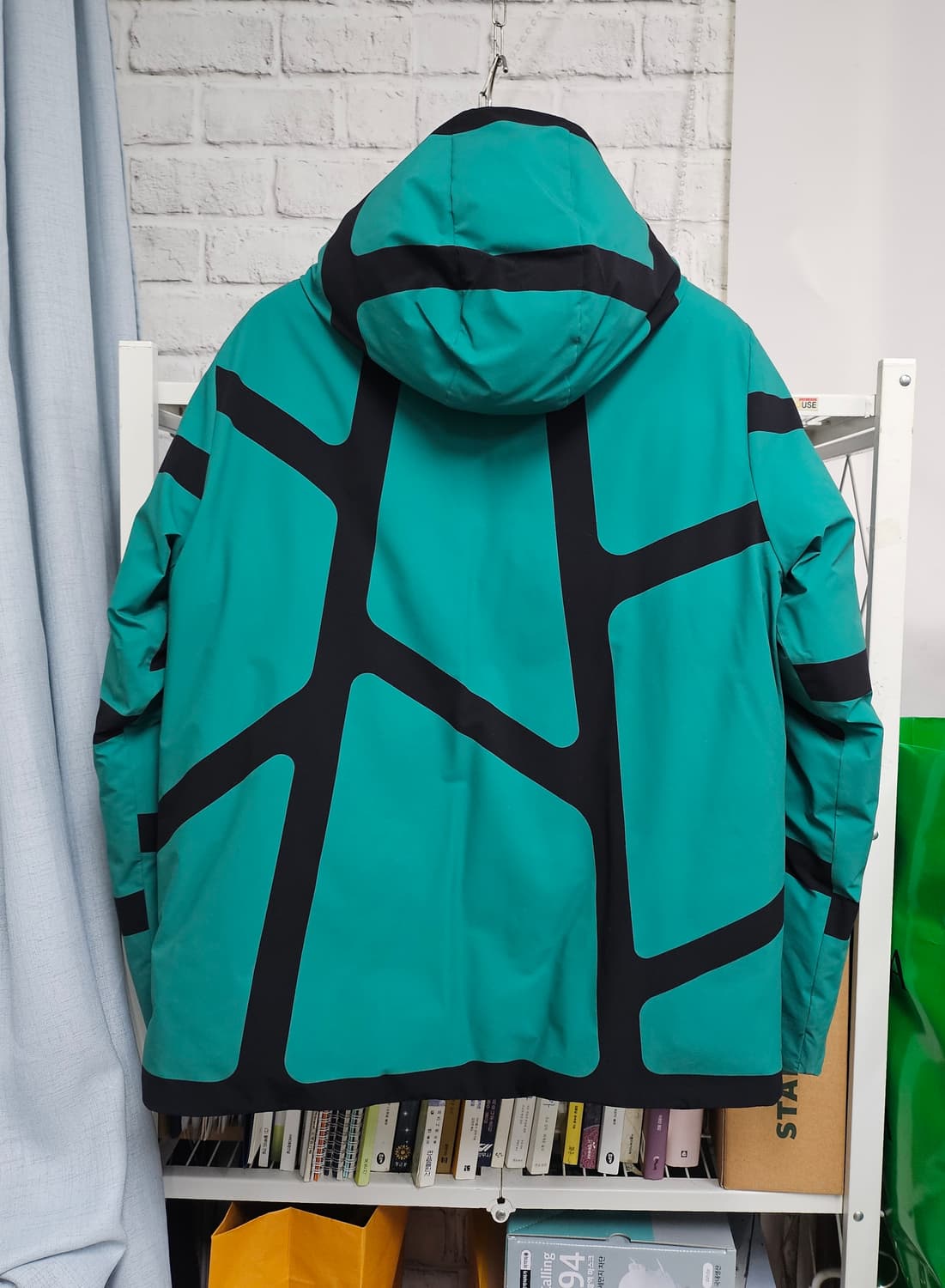 스파이더 후드집업 남성패딩 100 맨즈라인 워크 패딩자켓 XD48 상품이미지4