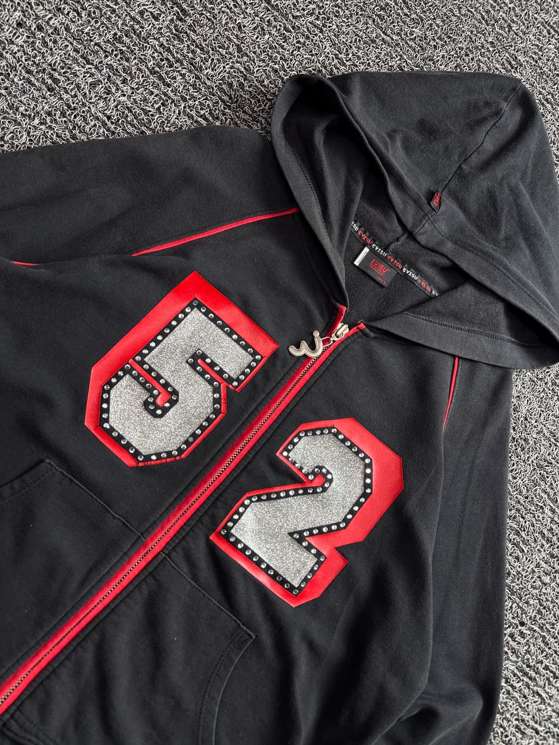 에비수 Y2K 빅로고 아카이브 후디 집업 4188 상품이미지3