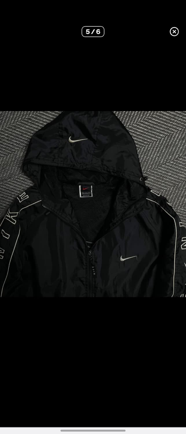 00s 나이키 올드스쿨 빅스우시 멀티로고 후디 바람막이  상품이미지5