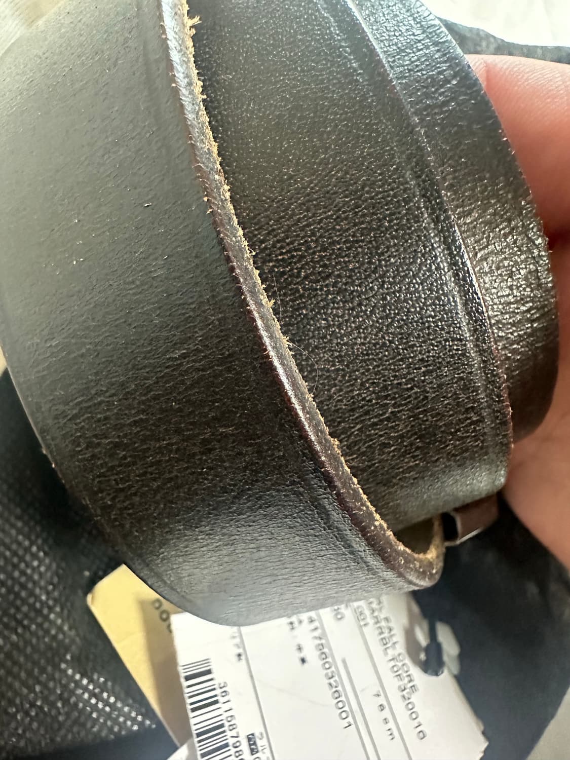 RRL 빈센스 벨트 30 블랙 상품이미지4