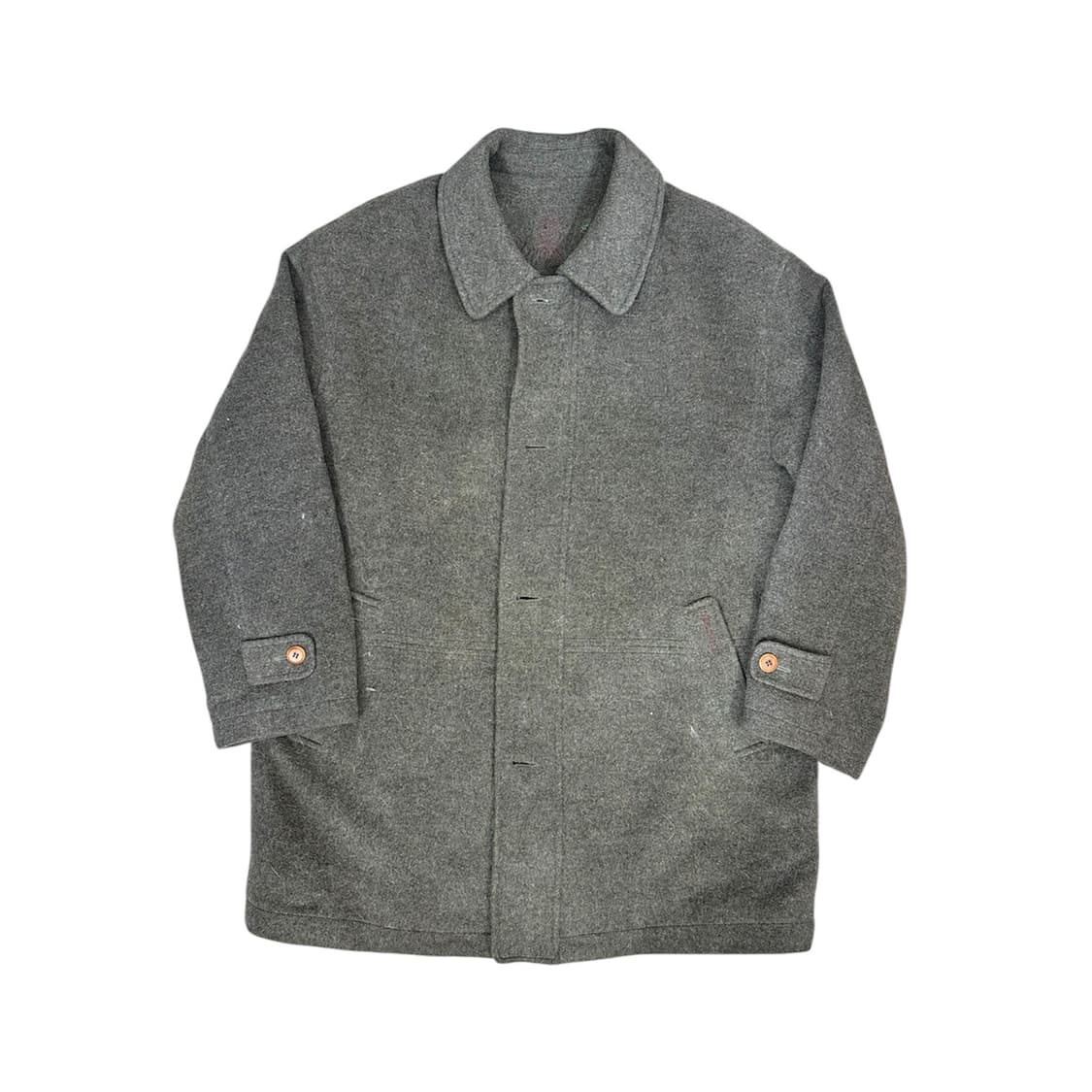 런던 포그 차콜 울 모직 싱글 코트 105 상품이미지4